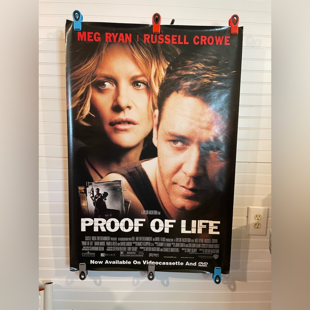 Vintage 2001 “Proof of Life” 27” x 40” Movie Poster